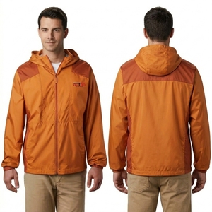 <b>Men</b> Windbreaker <b>Jacket</b> Lightweight Water Resistant Windproof Hooded Outdoor Sportswear <b>Running</b> Hiking Camping Travel <b>Jacket</b> - Product Image 4