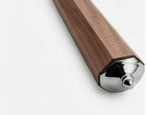 Ensemble de couverts modernes avec manches en bois, en acier inoxydable, compatibles lave-vaisselle, pour la table de mariage - Product Image 2