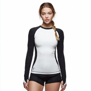 Base Layer <b>Compression</b> <b>Shirt</b> Unisex 100% Polyester Workout Rash Guard Quick Dry Anti-Bacterial Breathable Athletic - Product Image 1