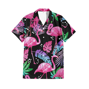 Camisa Hawaiana de Playa con Logotipo Personalizado de Alta Calidad, para Hombre, Talla Grande, Verano, Nueva Moda, Suave y Transpirable, Ropa Urbana - Product Image 1