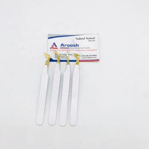 ชุดแหนบสำหรับต่อขนตาสีขาวปลายทองทำจากสเตนเลสสตีลทนทานและขายส่ง - Product Image 5