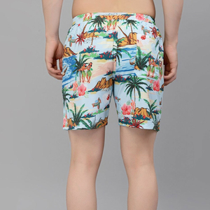 Men Camo Print Board Shorts Quick Dry Beach Shorts Lace Up Waist Summer Swim Shorts Surf Shorts Custom Logo OEM - Product Image 6