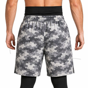 Nuevos pantalones cortos Awrah con logotipo personalizado, camuflaje, color blanco sólido, pantalones cortos de playa musulmanes, pantalones cortos Awrah para hombre. - Product Image 5