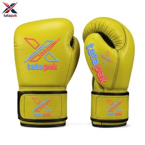 New Arrival Leather boxing gloves unisex Adjustable wrist wrap gloves Breathable MMA training gloves Top selling boxing gloves - Product Image 1