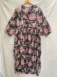 Vestido Largo de Algodón Ligero para Mujer, Elegante y Suave, Ideal para el Verano, Disponible para la Venta - Product Image 4