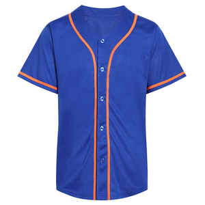 <b>Boys</b> Blue Short Sleeve Soccer Jersey Turn-down Collar Moisture Wicking Solid Color Polyester Sport Apparel Regular Fit - Product Image 2