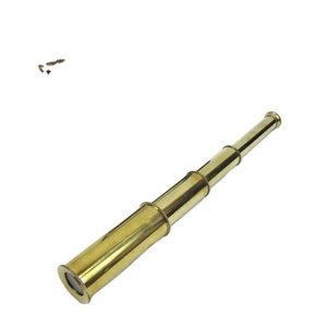 Telescopio de latón promocional telescopio de extracción náutica con caja de madera moderna telescopio náutico hecho a mano indio suministros Prom - Product Image 4