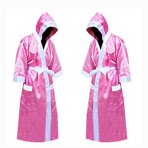 Bata de Boxeo de Satén Personalizada Más Vendida, con Capucha, de Alta Calidad, Elástica y Ligera, para Hombres y Mujeres, Boxeadores y Gimnasio - Product Image 3