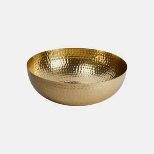 Handcrafted Hammered Gold Metal Bowl Luxury Decorative Serving Bowl for Home & Kitchen - Product Image 1
