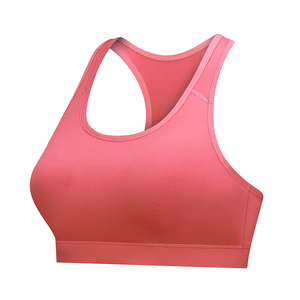 Sports Bra Black Band Racerback Design High Support Workout <b>Top</b> Breathable Seamless Removable Breast Pad Comfortable Push up - Product Image 6