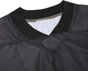 เสื้อเจอร์ซีย์อเมริกันฟุตบอลแขนสั้นสำหรับผู้ชาย Rapid Sports คอทรงโอ สีไล่ระดับดำเหลือง ด้านหน้าพิมพ์ลายแบบ Sublimated ระบายเหงื่อได้ดี - Product Image 3