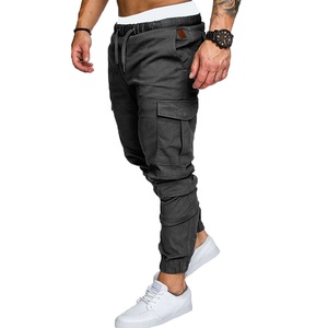 Pantalones deportivos de alta calidad para correr, pantalones personalizados en blanco, pantalones deportivos de cintura elástica para hombres - Product Image 2