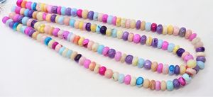 ลูกปัดโอปอลหลากสี AAA รูปทรงกลมเรียบ ขนาด 8-9 มม. ลูกปัดพลอยโอปอลสีดิสโก้ ขนาด 16 นิ้ว ลูกปัดโอปอลหลากสีแบบผสม รูปทรงกลม - Product Image 6