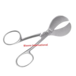 กรรไกรตัดสายสะดือทางการแพทย์แบบอเมริกัน ยี่ห้อ BISONS ผลิตจากสแตนเลสสตีล สำหรับการผ่าตัด - Product Image 1