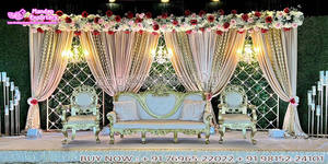 Walima-muebles de decoración para novio y novia, juego de sofá de lujo para boda, moderno, para recepción de boda - Product Image 3