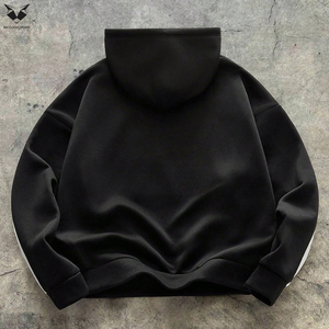 Sudadera con Capucha para Hombre, Tejida, Casual, Corte Regular, Manga Larga, Color Sólido, Otoño, Personalizable con Impresión y Bordado, Cómoda para Uso Diario - Product Image 2