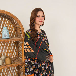 Conjunto de Vestido Khaddar de 3 Piezas para Mujer, Casual, de Alta Calidad, con Bordado Personalizado e Impresión Digital, Traje Shalwar Kameez para Damas - Product Image 4