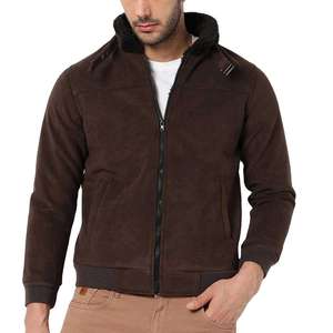 Veste en daim tendance au look classique haut de gamme pour homme, prix abordable, fabrication pakistanaise, style streetwear. - Product Image 1