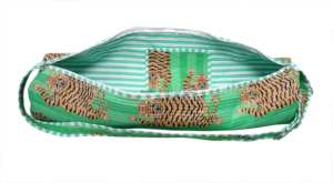 Bolsa de yoga plegable hecha a mano, ecológica, de algodón, con estampados modernos de animales, ligera, duradera, con correa ajustable. - Product Image 4