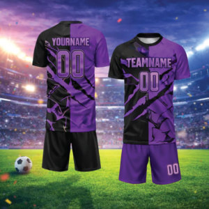 Custom Sublimated Soccer Uniform OEM Jersey Shorts Set Polyester Quick Dry Wholesale Team Sportswear Private Label Manufacturer - Product Image 1