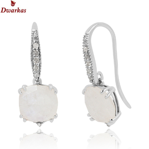 Luxury fine jewelry <b>earrings</b> 925 sterling silver <b>green</b> amethyst zircon multi gemstone drop <b>earring</b> wedding fashion <b>earrings</b> - Product Image 6