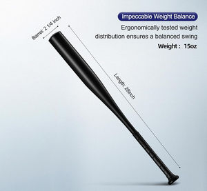 Bate de Entrenamiento de Béisbol - Alto Rendimiento - Estructura de 1 Pieza - Longitud Personalizable - Diseño Versátil para Práctica de Bateo de Softbol - Hierro - Product Image 2