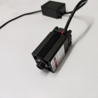 Nouveau module de diode laser verte haute puissance Ismartlaser 520nm <300mW, point, ligne, mise au point réglable, ventilateur de refroidissement, DC12V, garantie 1 an
