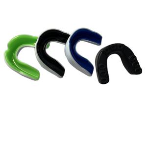 Protège-dents de boxe rose personnalisé 2 pièces pour adulte en EVA thermoformable, protection des dents pour MMA, Muay Thai, Karaté, Rugby et autres sports - Product Image 2