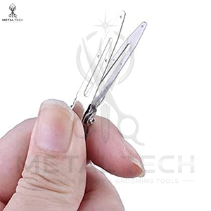 Clips à cheveux à pointe unique de 1,75 pouce, clips argentés pour extensions de cheveux, lot de 10 clips de sectionnement pour cheveux, outil de coiffure pour salon - Product Image 2