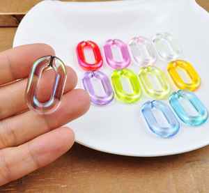 Cadenas de Resina Multicolor para Decoración de Pared, Lazos Largos de Acrílico, Adorno para Escaleras, Cadenas de Plástico para Interiores - Product Image 6