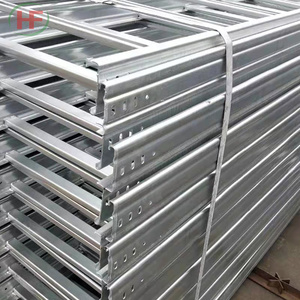 รางเคเบิลแบบขั้นบันไดชุบกัลวาไนซ์แบบจุ่มร้อน ขนาด 200x100 มม. ทนไฟ ระบายอากาศได้ ผลิตสำหรับอุตสาหกรรม - Product Image 4