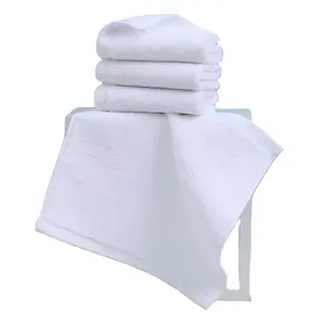 Factory supply kichen 100% cotton hand towels soft airline cotton towel for airline Plain for 5 Star hotel White Towel