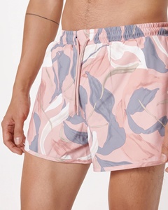 <b>Men's</b> Casual Eco-Friendly Summer <b>Shorts</b> 100% Breathable Polyester Quick Dry Printed with Anti-Wrinkle Feature and Pockets - Product Image 2