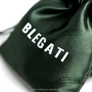 Bolsa de extensión de pelo de Peluca de tela de seda de imitación suave con cordón duradero con logotipo de tamaño personalizado con color personalizado para uso en compras de salón - Product Image 5