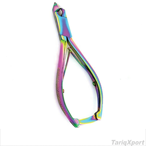 Coupe-ongles professionnel ergonomique en acier inoxydable, pointe droite, mâchoire large pour les ongles des doigts et des orteils - Product Image 3