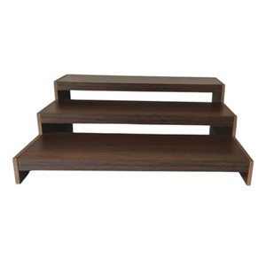 Soporte para Pastel de 3 Niveles de Madera de Teca al por Mayor |   Expositor Artesanal - Product Image 4