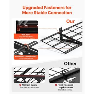 Set di 4 Scaffali a Muro in Acciaio a 2 Livelli per Garage, 1 x 3 Piedi con Ripiani Flottanti 12 x 72 Pollici per Ripiano - Product Image 4