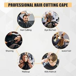 Professional Hairdressing Cape Polyester Water Resistant Barber Salon Cape for Haircut and Grooming - Product Image 6