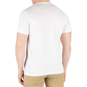T-shirts pour hommes en coton 100% bleu marine uni, col rond, manches courtes, coupe classique, respirants, séchage rapide, légers, personnalisables - Product Image 5