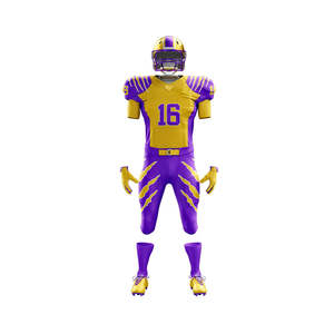 Conjunto de Uniforme de Fútbol Americano con Impresión de Logotipo y Número de Equipo Personalizados, Ropa Deportiva para Competencia, Uniformes Transpirables - Product Image 6