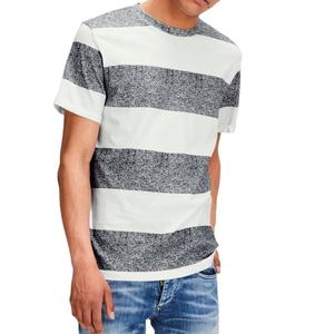 T-shirt pour homme en jersey de coton aérien, tissu léger, coupe ample, pour usage quotidien, finition soignée, tenue décontractée de rue, essentiel - Product Image 3