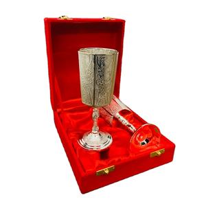 Copa de vino de Metal de nuevo diseño para cóctel Barware fiesta cena Mesa beber copas de vino copas de champán con caja de regalo - Product Image 1