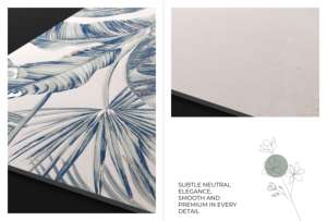 Carreaux de porcelaine de qualité supérieure 60x120 cm 600x1200 mm 24x48 pouces, surface durable, idéale pour les murs intérieurs modernes commerciaux et résidentiels - Product Image 2