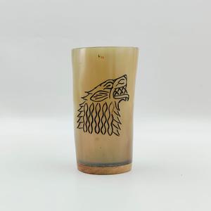 Mug en corne de buffle naturelle de qualité supérieure, fait main, avec gravure personnalisée, fabriqué pour la boisson et la décoration - Product Image 3