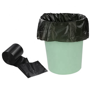 Custom Pe 55-60 Gallon Contractor Rubbish Trash <b>Bags</b> Cross Tie Mil Waterproof <b>Polyethylene</b> Large Black Plastic Garbage <b>Bag</b> - Product Image 5