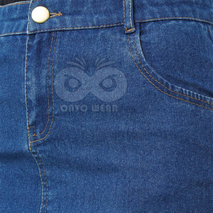 Fabrication en usine, nouvelle arrivée, jupe en jean pour femmes à manches longues, jupe en jean pour femmes sur mesure, vente en gros - Product Image 5
