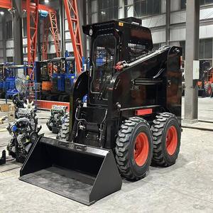 Entrega Rápida Disponible para Cargadora de Orugas Skid Steer TS65 con Motor Hidráulico de 56KW y Trituradora Forestal - Product Image 5