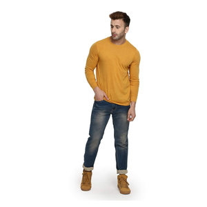 เสื้อยืดแขนยาวคอวีสำหรับผู้ชาย รุ่น Competitor Moisture Wicking - สีขาว ผ้าฝ้ายผสมโพลีเอสเตอร์ - Product Image 5