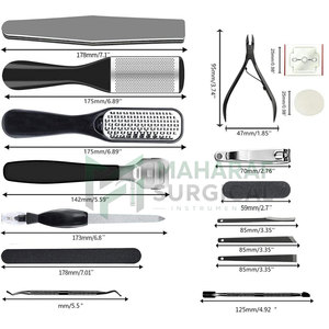 New Arrival Pedicure <b>Kits</b> <b>Nail</b> Cutter Set Stainless Steel <b>Nail</b> Clippers Tools Pedicure <b>Kits</b> For Online Sale - Product Image 2