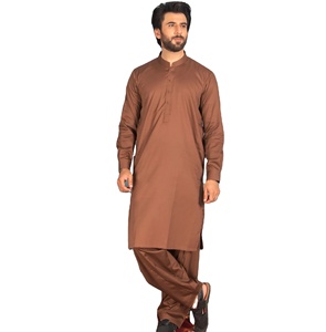 2024 algodón paquistaní hombres Shalwar Kameez étnico verano invierno hombres elegante transpirable Shalwar Kameez - Product Image 5